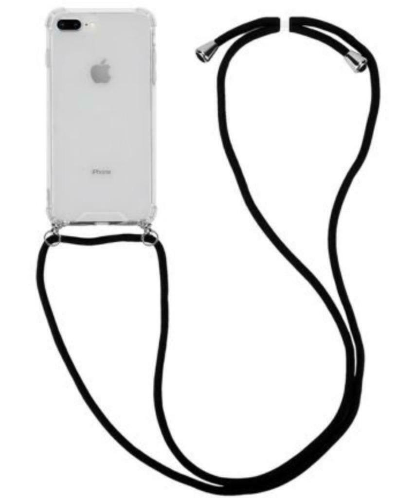 Apple iPhone 8 Plus/7 Plus Hybride BackCover met KOORD NIEUW, Enlèvement ou Envoi, Neuf, IPhone 8, Façade ou Cover