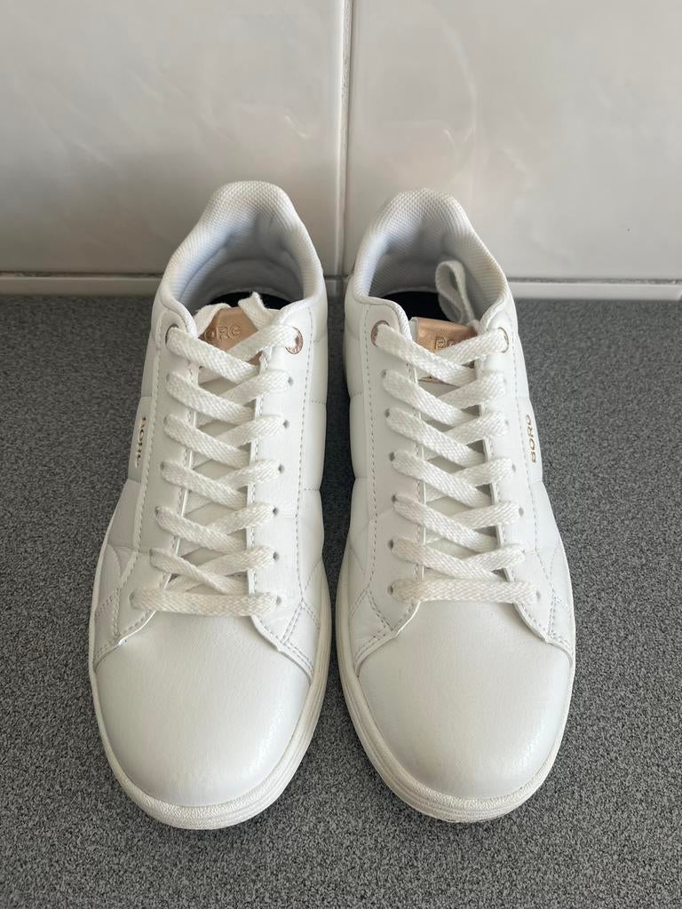 Witte sneakers Björn Borg met rose - maat 38, Ophalen of Verzenden, Zo goed als nieuw