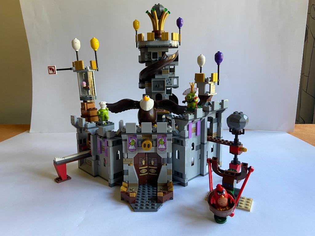 Lego Angry Birds 75826: King Pig's Castle, Ophalen of Verzenden, Zo goed als nieuw, Complete set, Lego