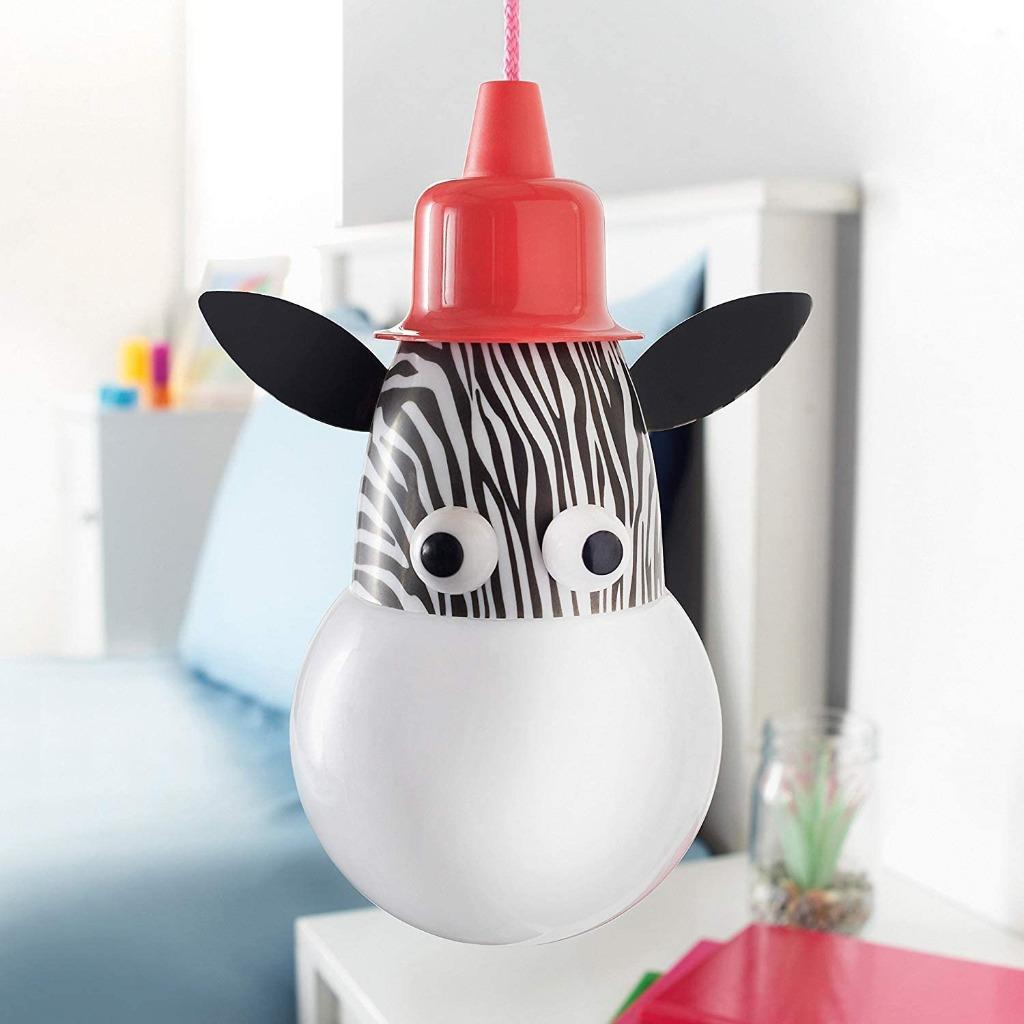 Jolie lampe zèbre pour la chambre des enfants, Enlèvement ou Envoi, Comme neuf, Lampe