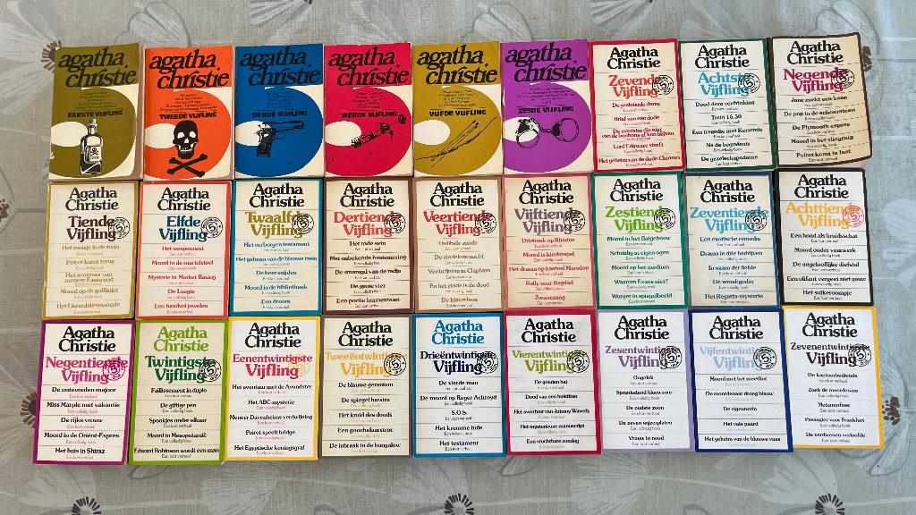 Te koop: Volledige reeks “Vijflingen”  Agatha Christie, Boeken, Ophalen, Agatha Christie