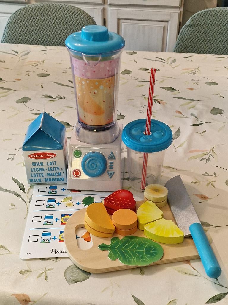 Speelgoed blender Melissa & doug, Enlèvement ou Envoi, Comme neuf, Garçon ou Fille