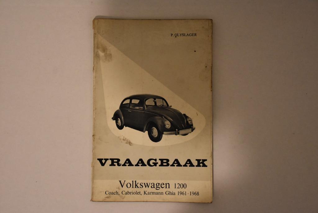Vraagbaak Volkswagen 1200 P. OLYSLAGER, Gelezen, Ophalen of Verzenden, Volkswagen, Piet Olyslagers