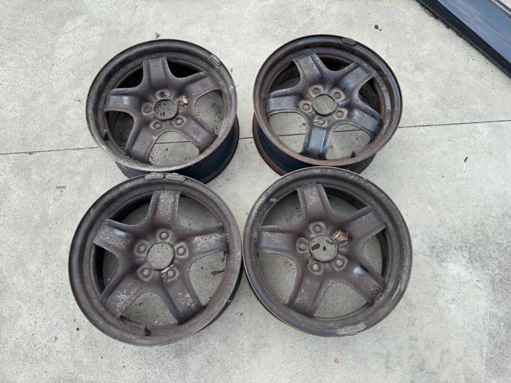 4 Opel 5x110 velgen van plaatstaal, Ophalen, Gebruikt, Opel