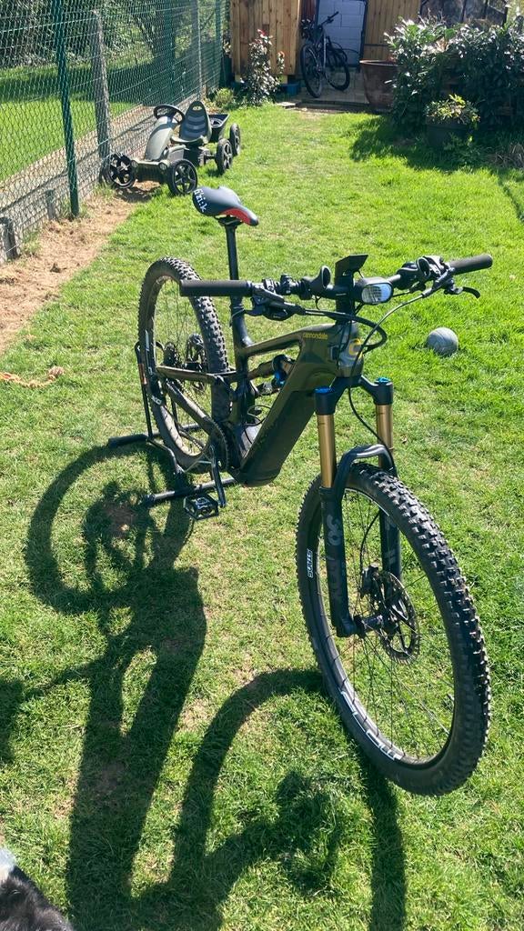 E bike mtb cannondale, Fietsen en Brommers, Ophalen, Zo goed als nieuw