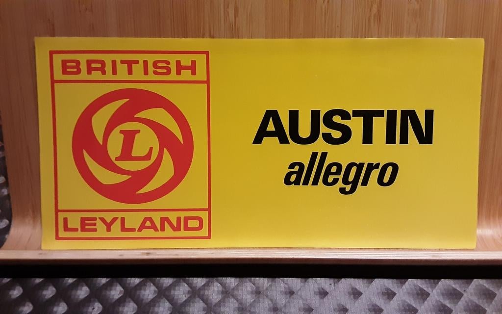 British leyland austin allegro brochure, Ophalen of Verzenden, Zo goed als nieuw