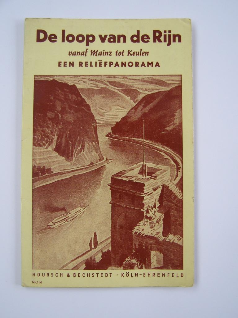 De loop van de Rijn: reliëfpanorama vanaf Mainz tot Keulen, Gelezen, Overige typen, 1800 tot 2000, Hoursch & Bechstedt