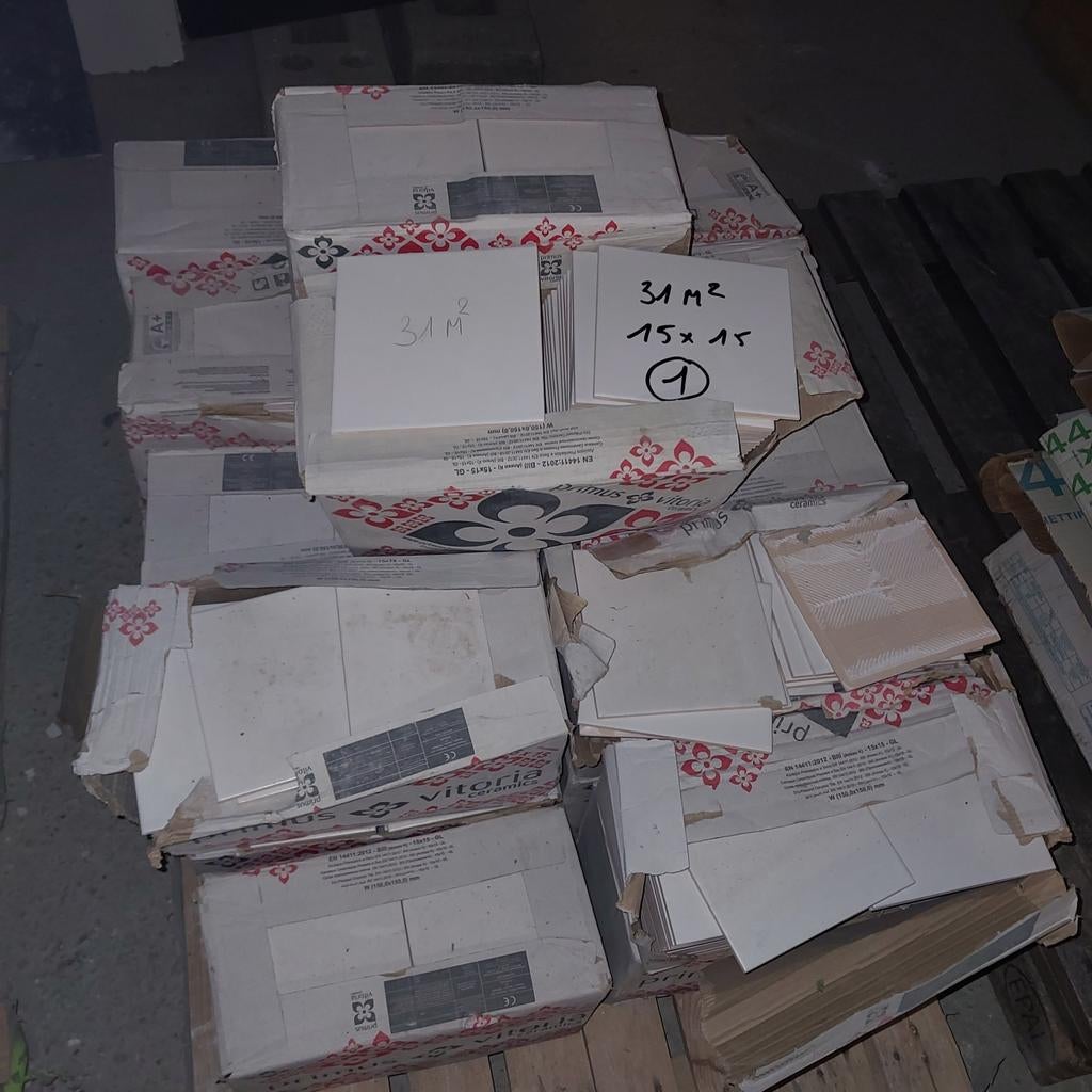 Vloer en wandtegels restpartij, Doe-het-zelf en Bouw, Ophalen, Vloertegels