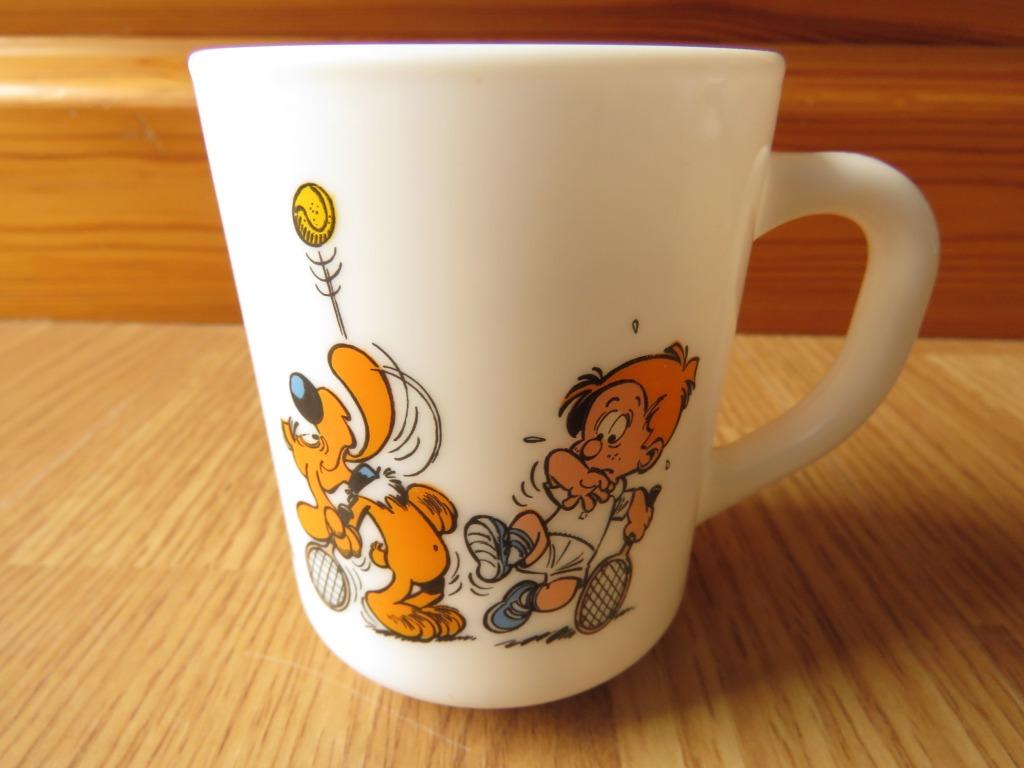 mug tasse Boule et Bill en arcopal de 1985, Maison & Meubles, Cuisine | Vaisselle, Enlèvement ou Envoi, Comme neuf, Tasse(s) et/ou soucoupe(s)