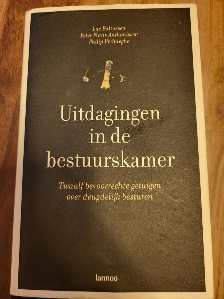 P. Verhaeghe - Uitdagingen in de bestuurskamer, Boeken, Ophalen of Verzenden, Gelezen, P. Verhaeghe; L. Baltussen; P.F. Anthonissen