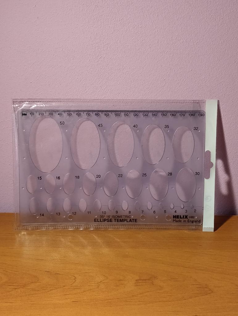 Helix Vintage ellipsjabloon uit de jaren 90, Ophalen