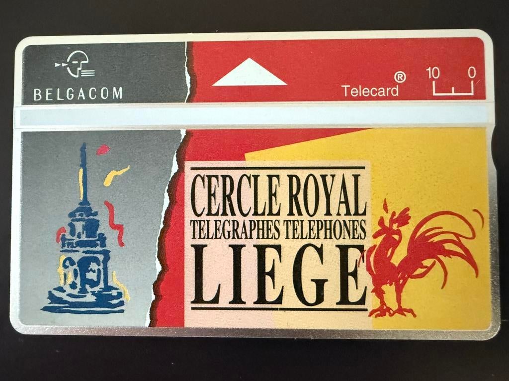Télécarte privée Cercle Royal Liège, Envoi