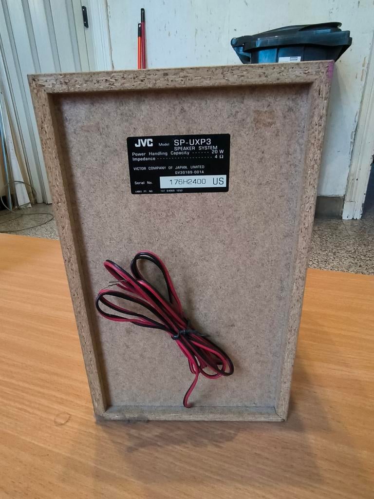 Enceintes JVC 2X20WATT, Enlèvement, Utilisé, Moins de 50 watts