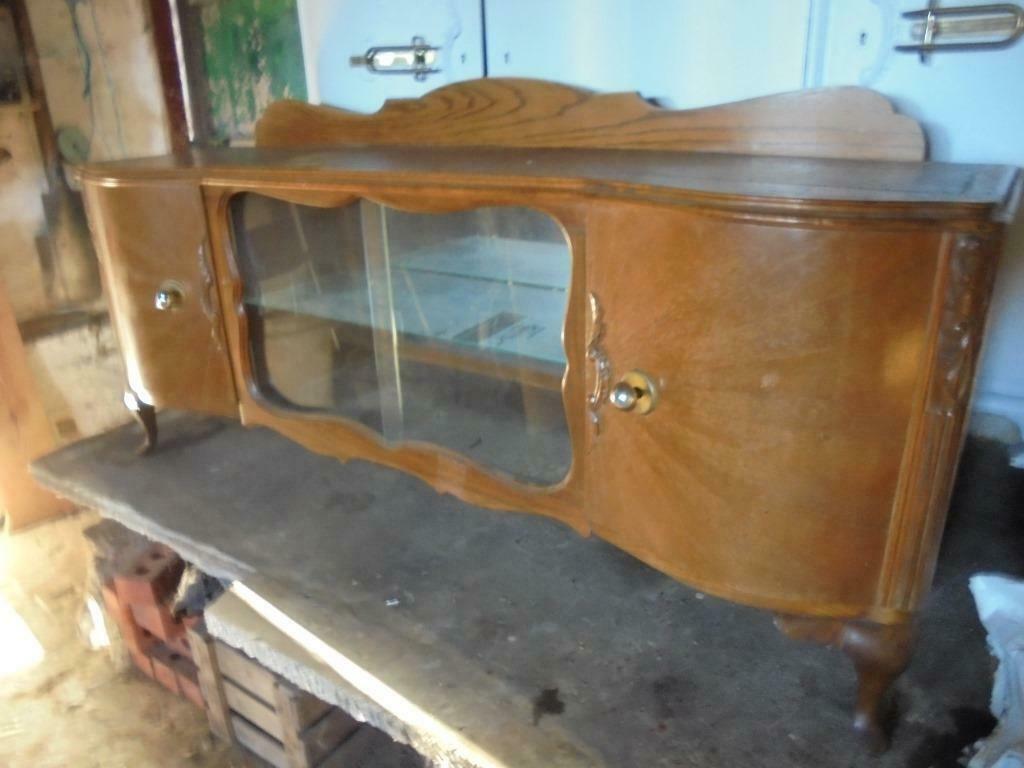 antieke vitrinekast, Antiek en Kunst, Ophalen of Verzenden