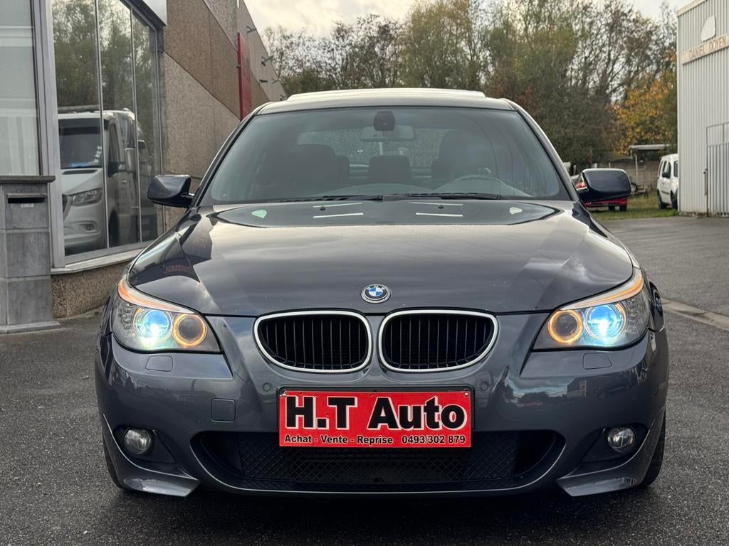 Bmw 520d euro5 pack M cuir gps toit ouvrant xenon !, Cuir, Entreprise, Boîte manuelle, Entretenue par le concessionnaire
