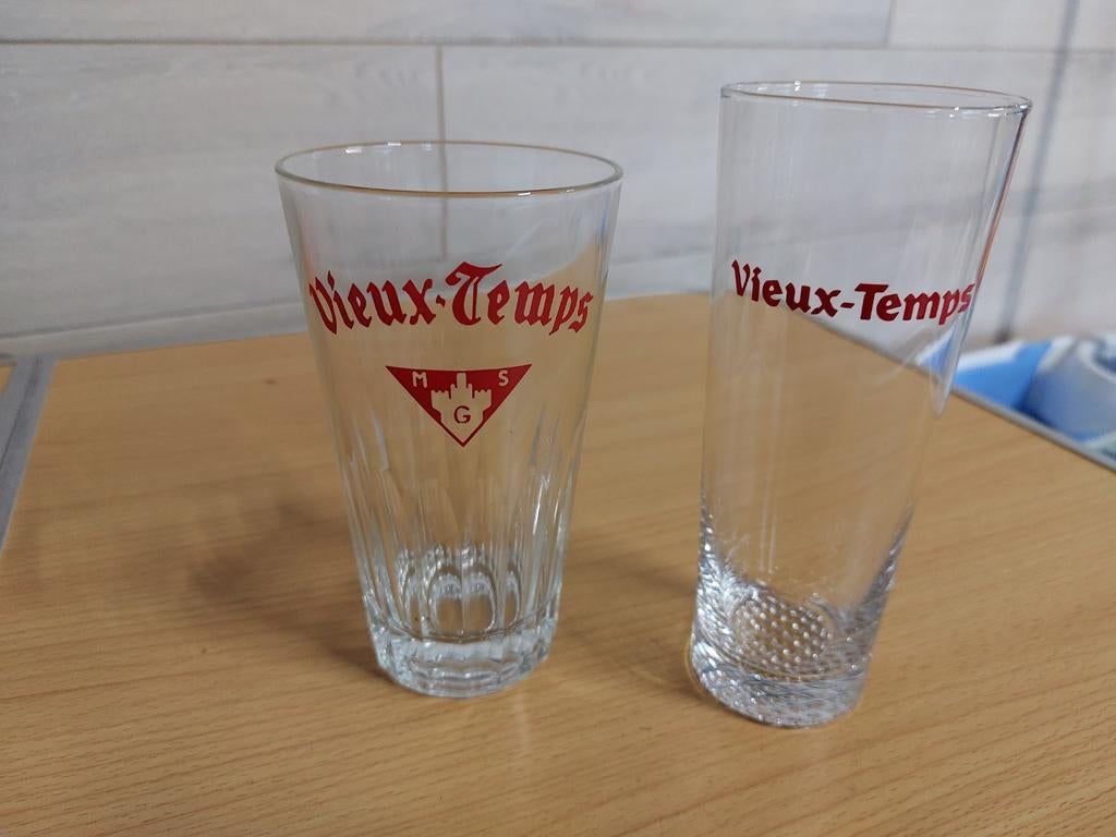 Verres anciens Vieux Temps, Enlèvement ou Envoi, Comme neuf, Verre à bière