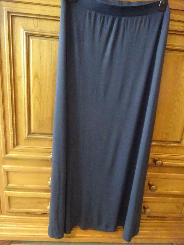 Jupe longue bleue, Taille 42/44 (L), Enlèvement ou Envoi, Porté, Bleu