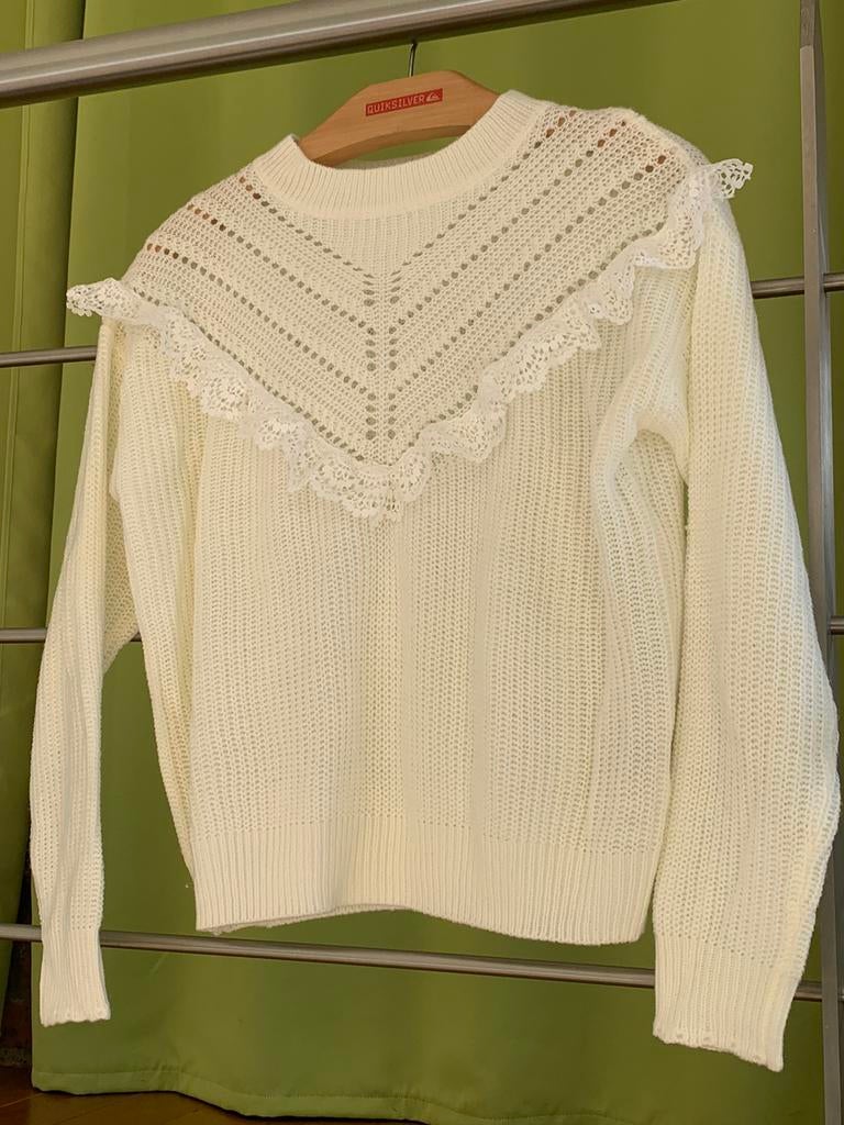 Pull blanc taille 36, Vêtements | Femmes, Pulls & Gilets, Enlèvement ou Envoi, Comme neuf, Shein, Taille 36 (S)