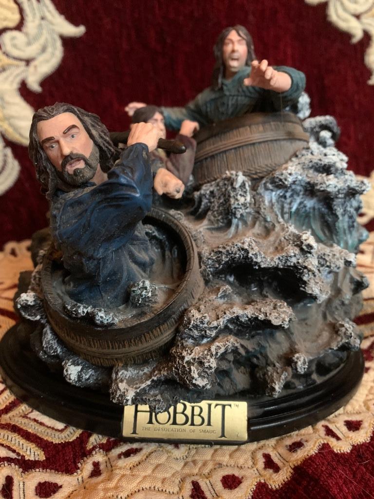 Barrel riders The Hobbit, Enlèvement, Utilisé, Statue ou Buste