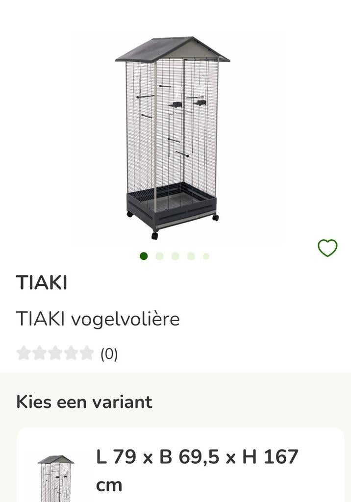 Volière met benodigheden, Dieren en Toebehoren, Vogels | Hokken en Kooien, Ophalen, Volière