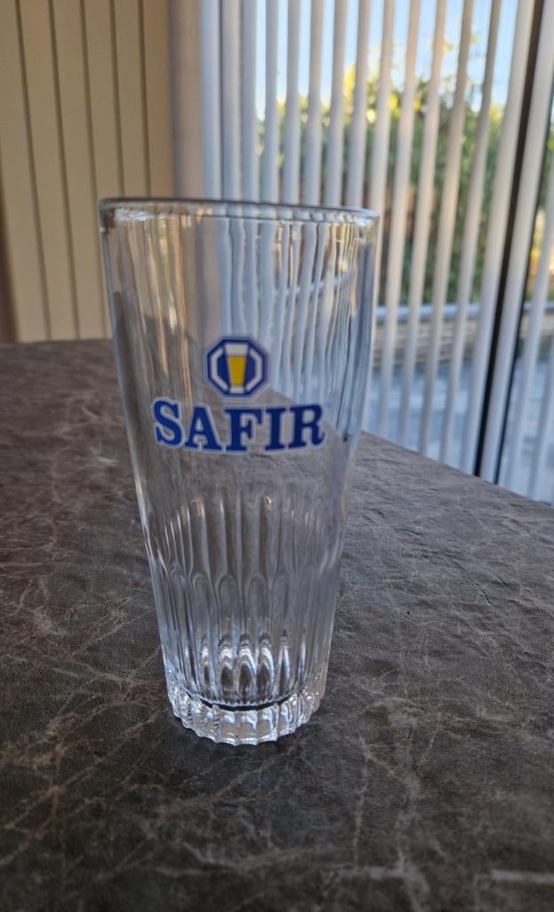 Verre Safir, Collections, Marques de bière, Enlèvement ou Envoi, Comme neuf