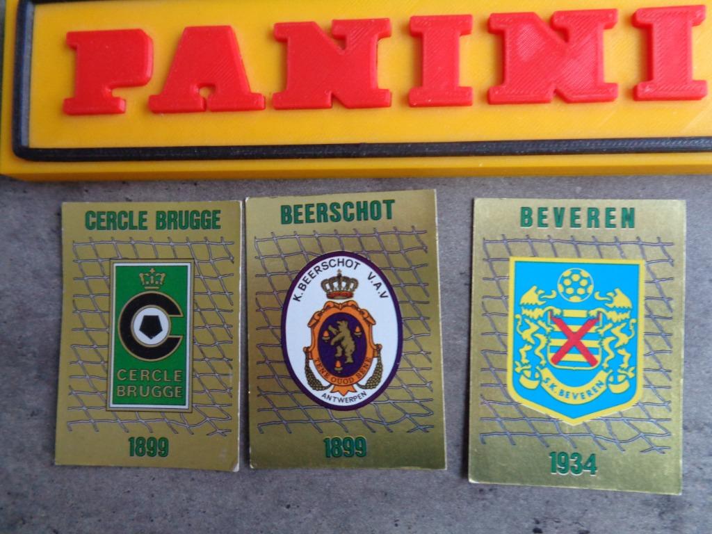 Lot de 3 autocollants avec emblèmes PANINI FOOTBALL 86, Envoi, Neuf