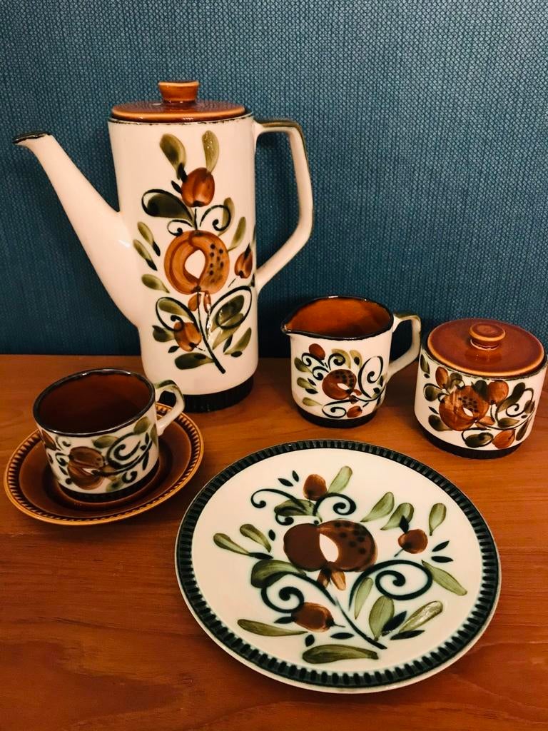 Boch Argenteuil koffieservies compleet 6 personen, Enlèvement