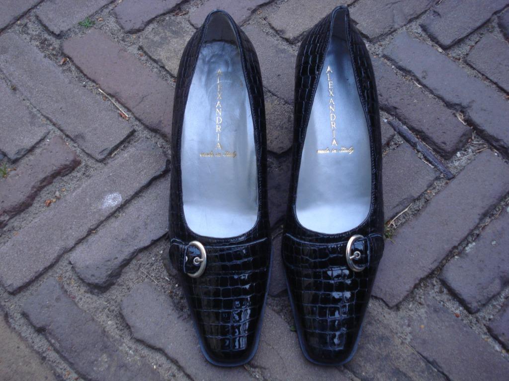 Escarpins Alexandria neufs en cuir noir livraison gratuite 4, Escarpins, Noir, Envoi, Neuf