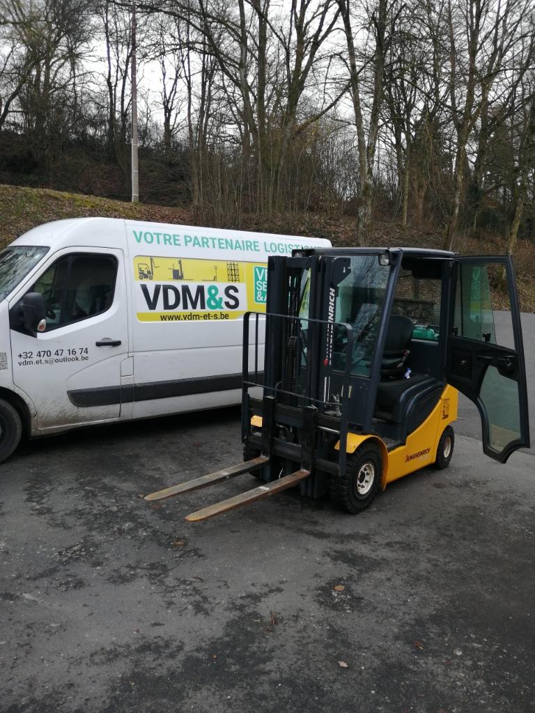 VDM&S Chariot élévateur Gaz Hydrostatique Jungheinrich 1,6T, Articles professionnels, Enlèvement ou Envoi