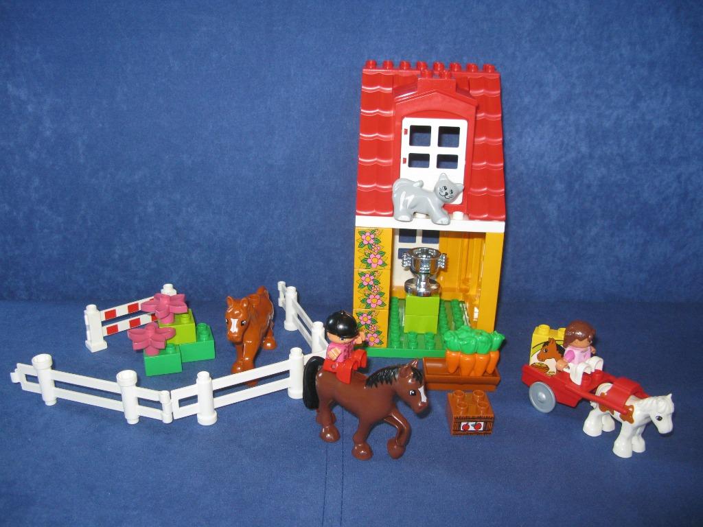 Duplo 4974 : LEGO Duplo Ville Paardenstal, Enlèvement ou Envoi, Utilisé, Ensemble complet, Duplo