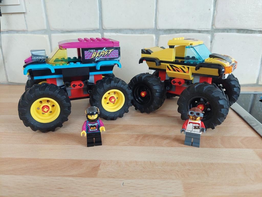 Lego monster truck - samen of afzonderlijk te krijgen, Ophalen of Verzenden, Gebruikt, Lego