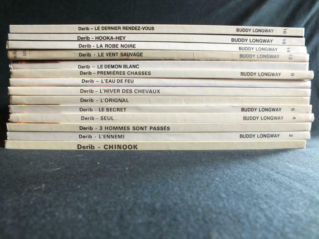 BUDDY LONGWAY (13 ALBUMS INCLUSIEF  E.O) EDITIES DUPUIS, Complete serie of reeks, Ophalen of Verzenden, Gelezen, DERIB