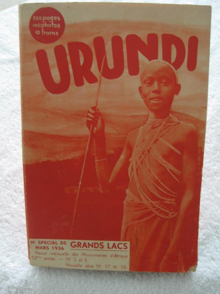 Congo belge Urundi – Grands Lacs – 1936 – peu courant, Livres, Enlèvement ou Envoi, Utilisé