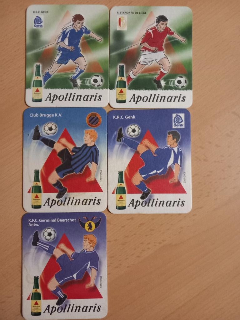 Bierviltjes Apollinaris,voetbal (281), Verzamelen, Ophalen of Verzenden, Zo goed als nieuw