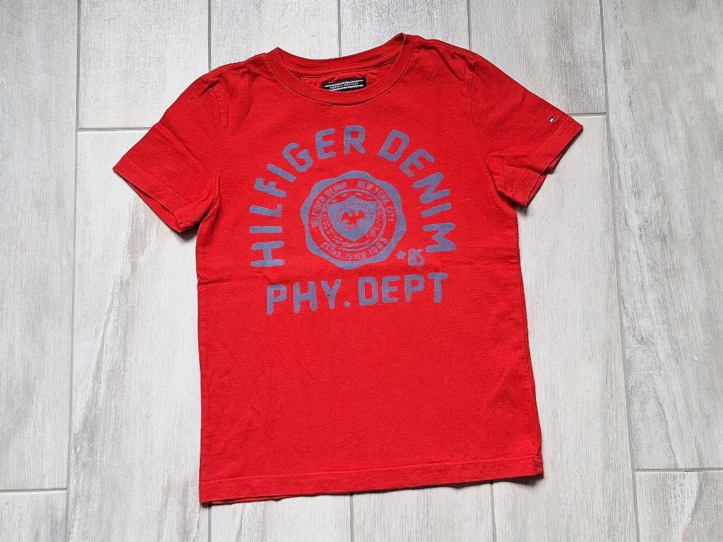 ★ M128 - T-Shirt Tommy Hilfiger, Kinderen en Baby's, Gebruikt, Ophalen of Verzenden, Tommy Hilfiger, Shirt of Longsleeve