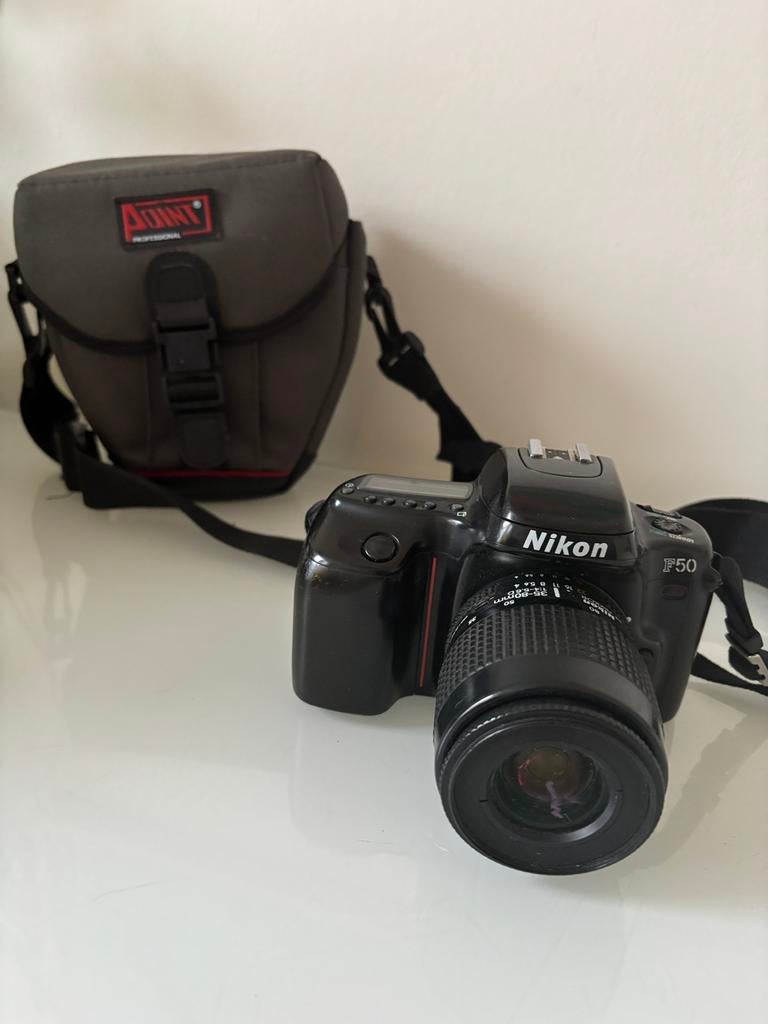 Nikon F50 spiegelreflexcamera 35/80, Ophalen of Verzenden, Zo goed als nieuw, Spiegelreflex, Nikon