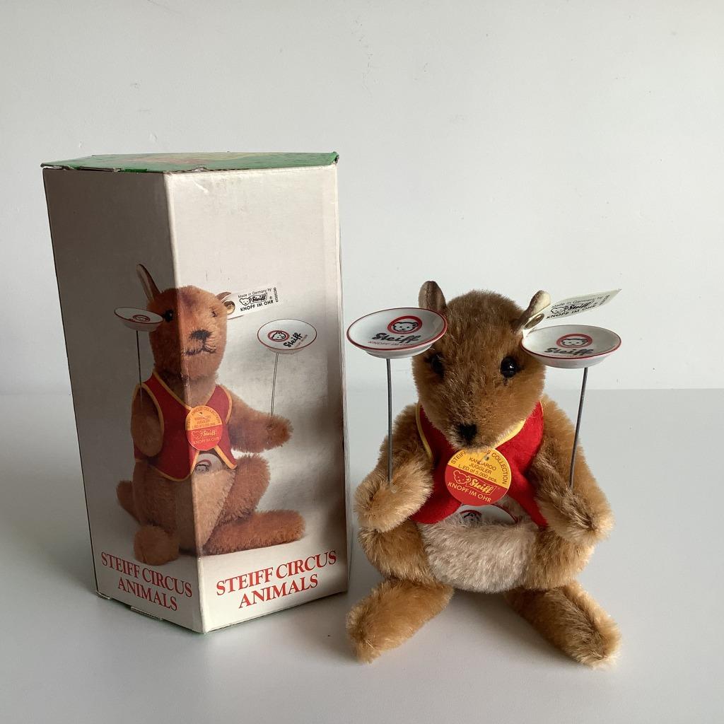 Steiff Kangeroo Jugler, Enlèvement ou Envoi, Neuf, Ours en tissus, Steiff