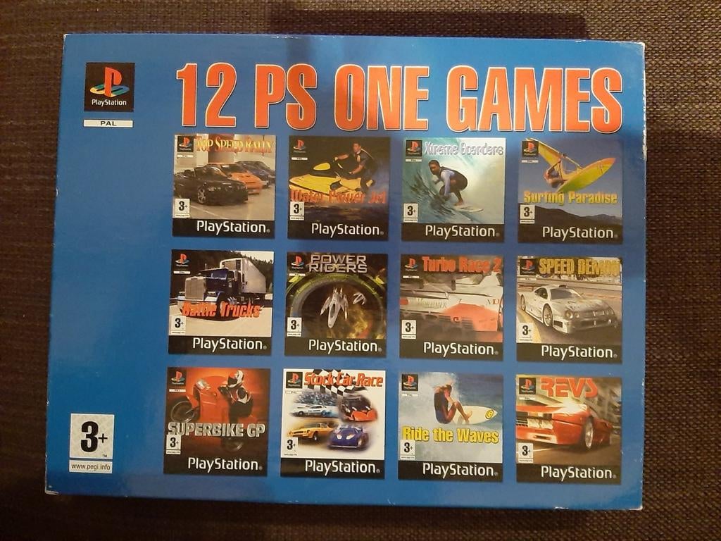 PS1 All Star Action (12 jeux PS one) (en boîte) (complet), Enlèvement ou Envoi, Comme neuf
