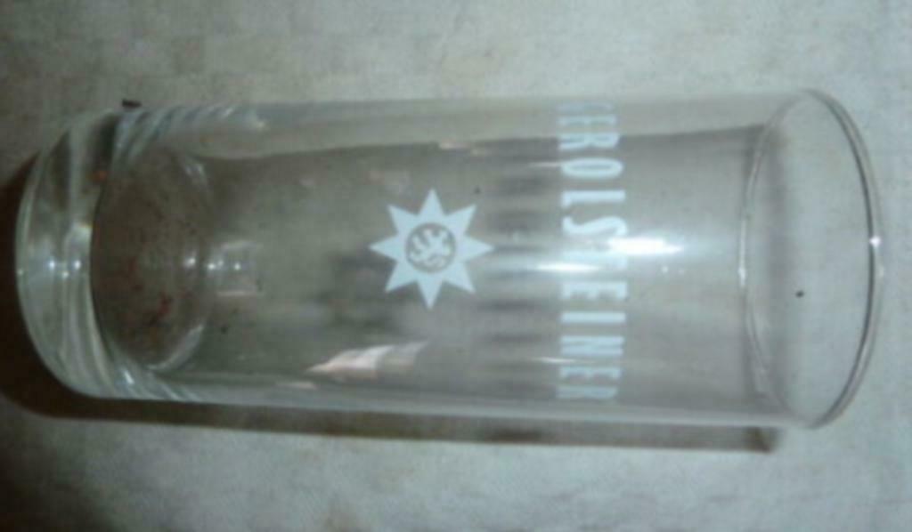 # frisdrank glas GEROLSTEINER, Verzamelen, Ophalen of Verzenden, Gebruikt, Waterglas