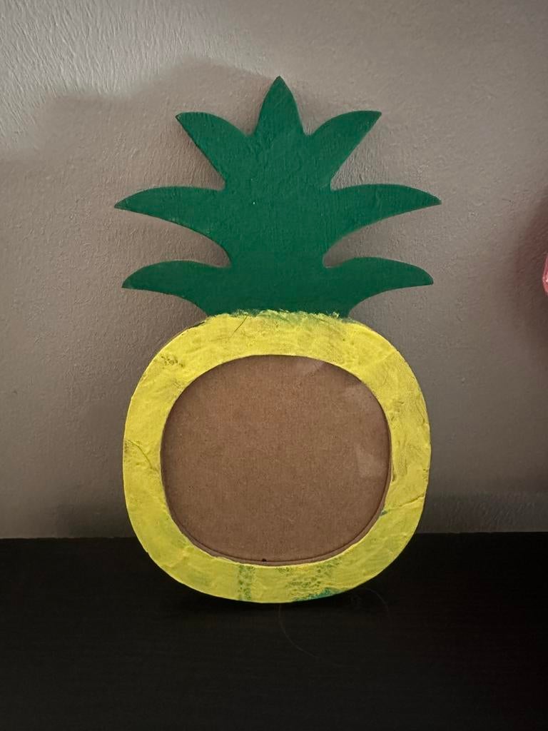 Ananas fotokader, Huis en Inrichting, Minder dan 50 cm, Ophalen of Verzenden, Zo goed als nieuw, Minder dan 50 cm