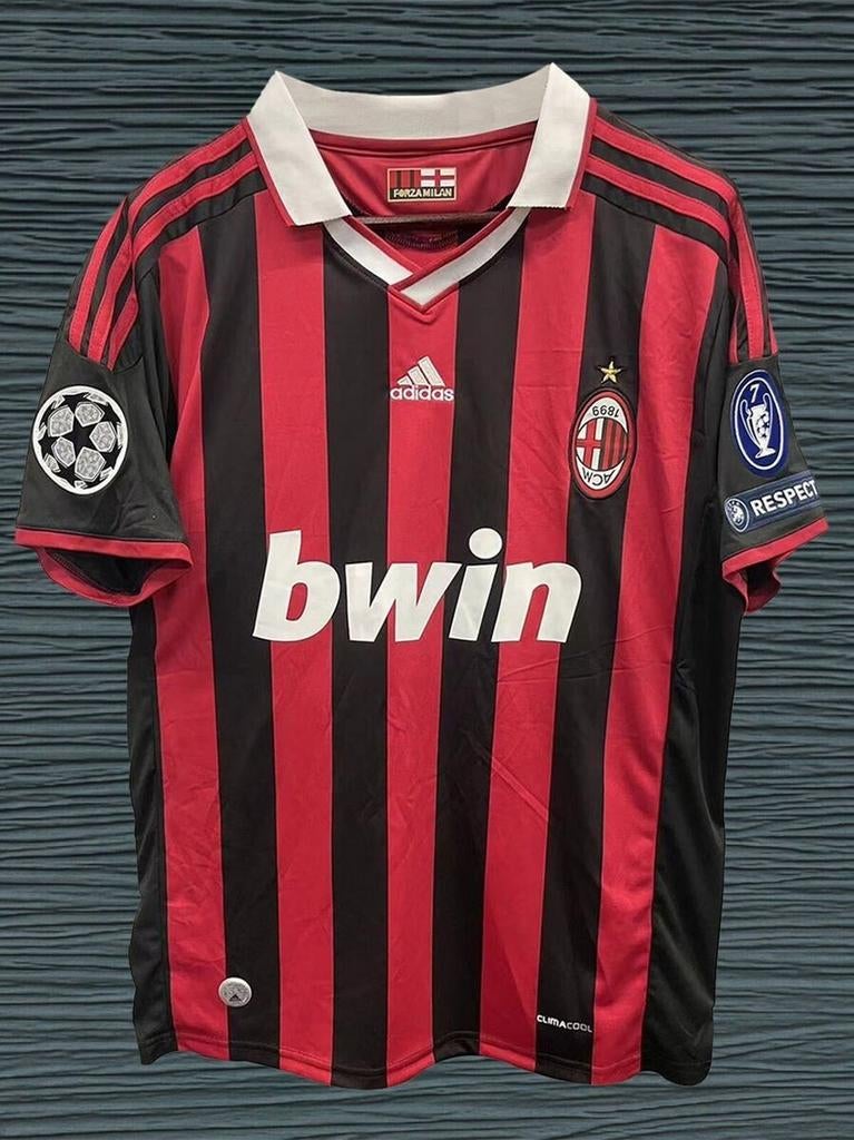 AC Milan Ronaldinho Voetbalshirt Champions League 2010, Sport en Fitness, Verzenden, Zo goed als nieuw