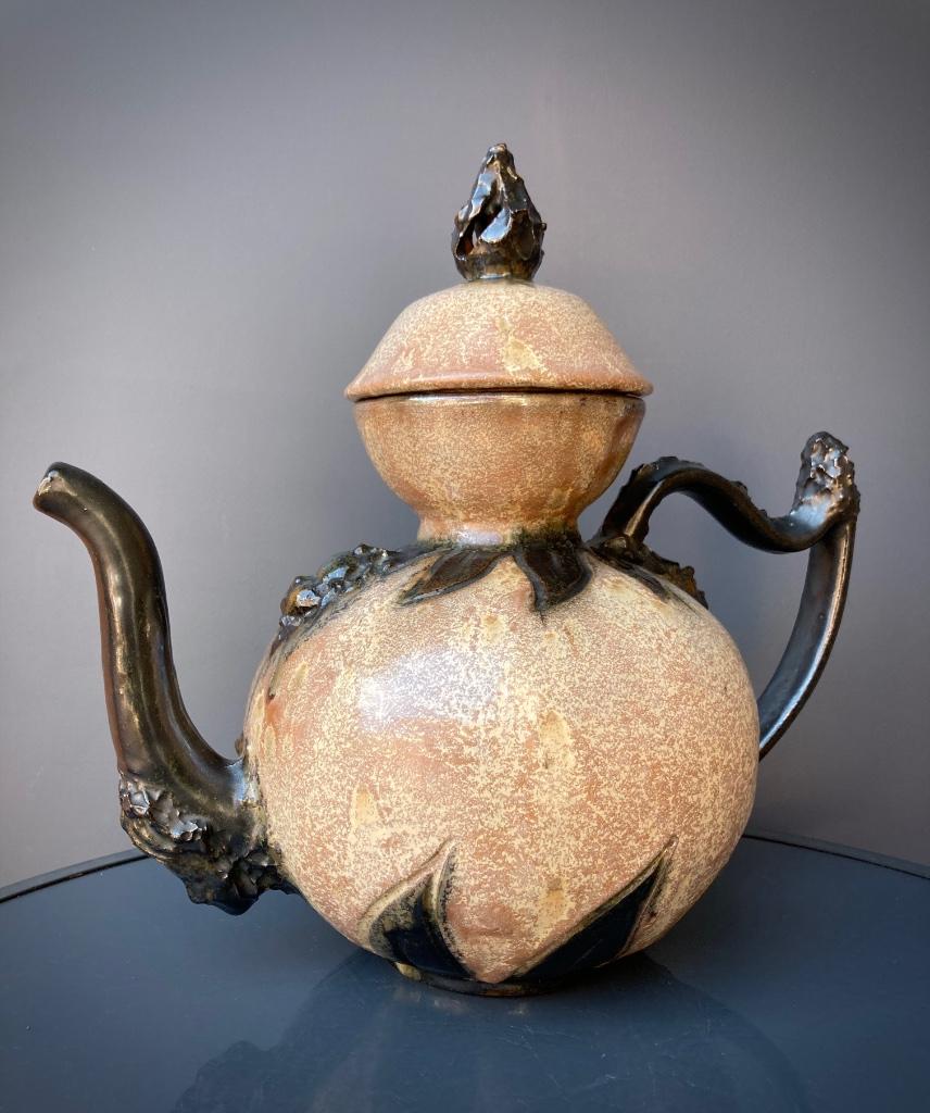 Kunstkan in zandsteen Sylvain Hublet 1950, Antiek en Kunst, Ophalen of Verzenden