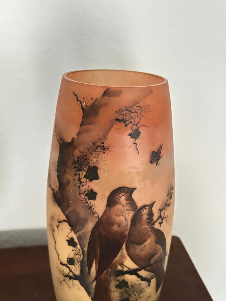 Vase P. JOST  2 vases ! art nouveau pâte de verre, Antiquités & Art, Envoi