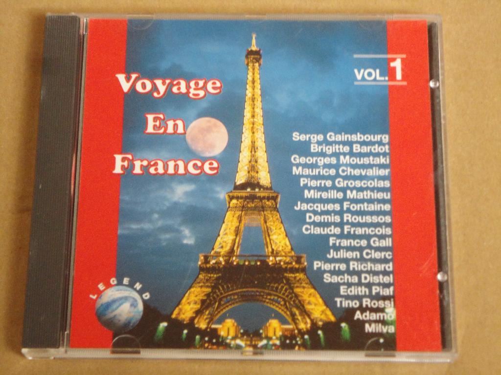 CD Voyage En France ADAMO/DEMIS ROUSSOS/JULIEN CLERC/.., Ophalen of Verzenden