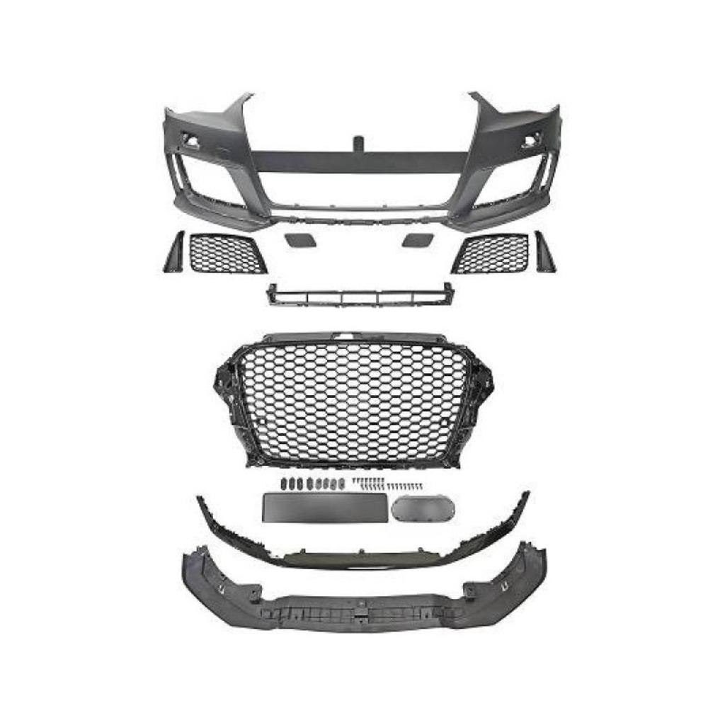 PARE-CHOCS AVANT COMPLET LOOK RS3 POUR AUDI A3 8V (12-16), Auto diversen, Tuning en Styling, Ophalen of Verzenden