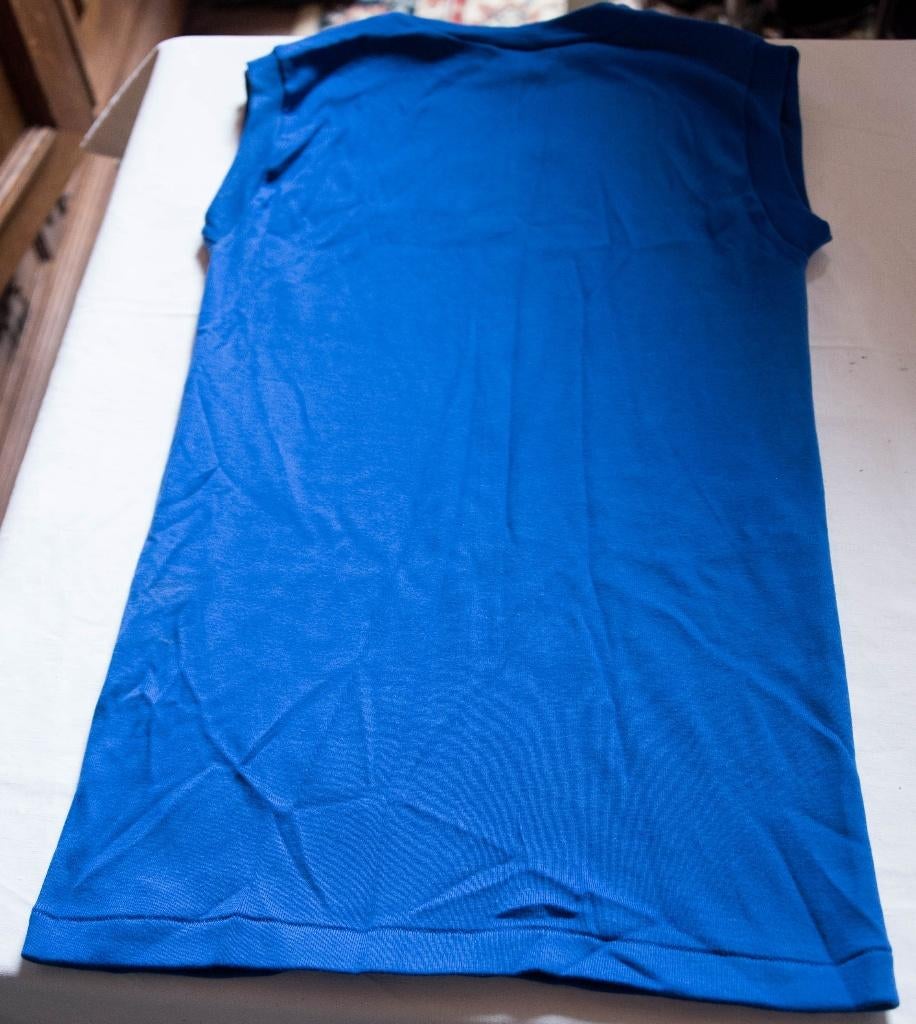 Blauw militair t-shirt, Verzamelen, Ophalen of Verzenden, Landmacht, Kleding of Schoenen