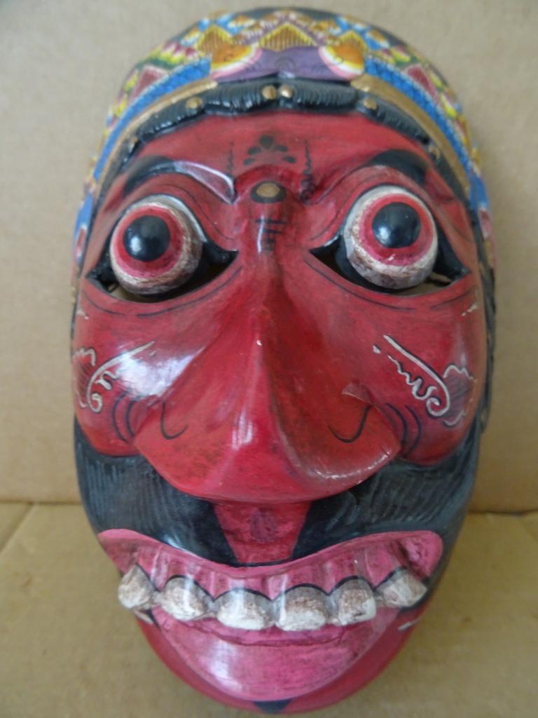 Masque Indonésie masque indonésien masque en bois vintage, Enlèvement ou Envoi