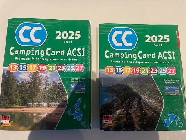 ACSI camping & camperplaats gids Europa deel 1&2 NIEUW, Vakantie
