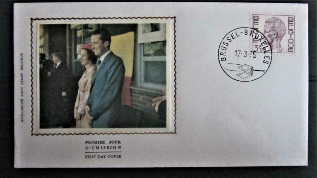 FDC OP ZIJDE- NR. M5-KONING BOUDEWIJN EN FABIOLA (ZELDZ, Postzegels en Munten, Ophalen of Verzenden, Gestempeld, Koningshuis