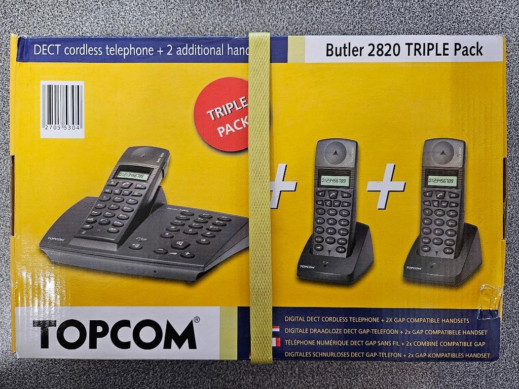 Téléphone numérique DECT sans fil - Pack de 3 combinés, Télécoms, Téléphones fixes | Combinés & sans fil, Neuf, 3 combinés, Enlèvement ou Envoi